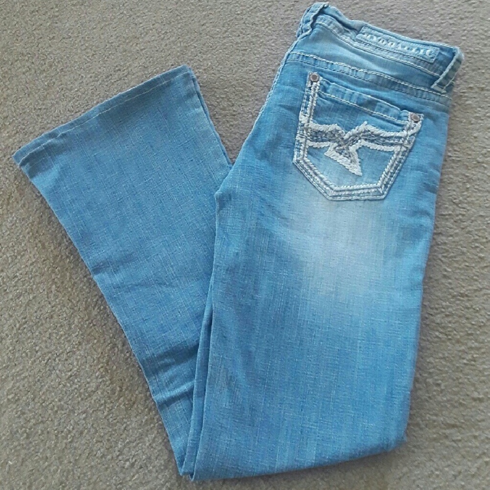Women flare jean low rise